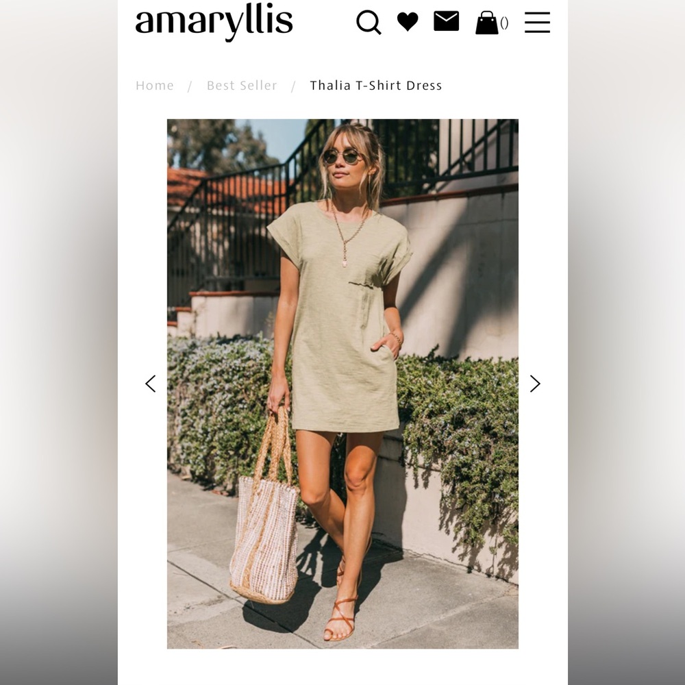 NWOT | Amaryllis Thalia T-Shirt Dress | Medium